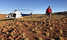  Encounter exploration manager Mark Brodie doing field reconnaissance