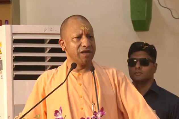 "Terrorism will sink Pakistan one day," said Yogi Adityanath at the inauguration of the Hanuman Katha Mandap
