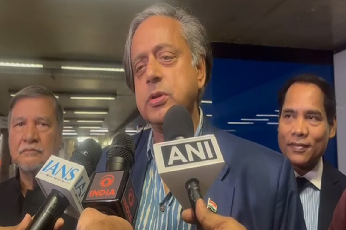 "Can't afford to dwell on it": Tharoor on criticisms heaped on him by Congress