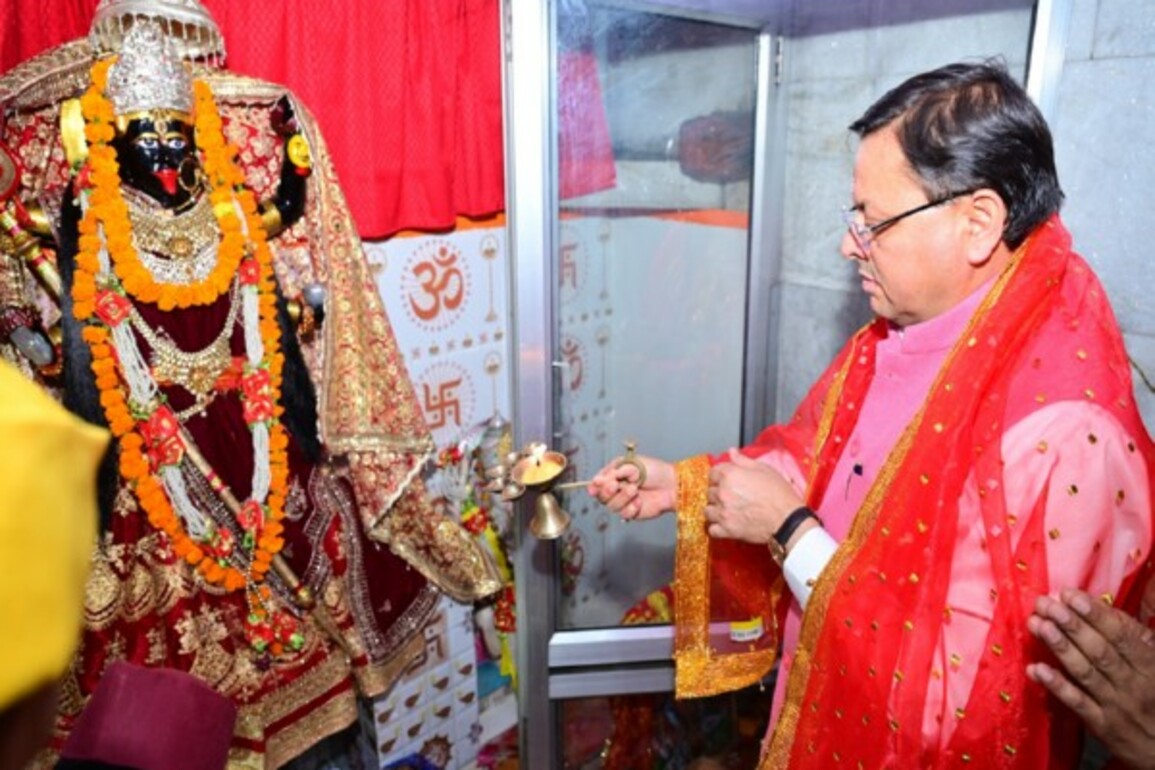 Uttarakhand: CM Dhami participates in Chaitra Ashtami fair organized in premises of Maa Agniri temple