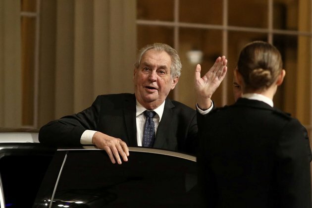 Czech president sent back to hospital