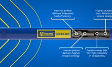 Mincon’s new MP40-MC is said to offer greater overall efficiency, reduced fuel costs and increased productivity