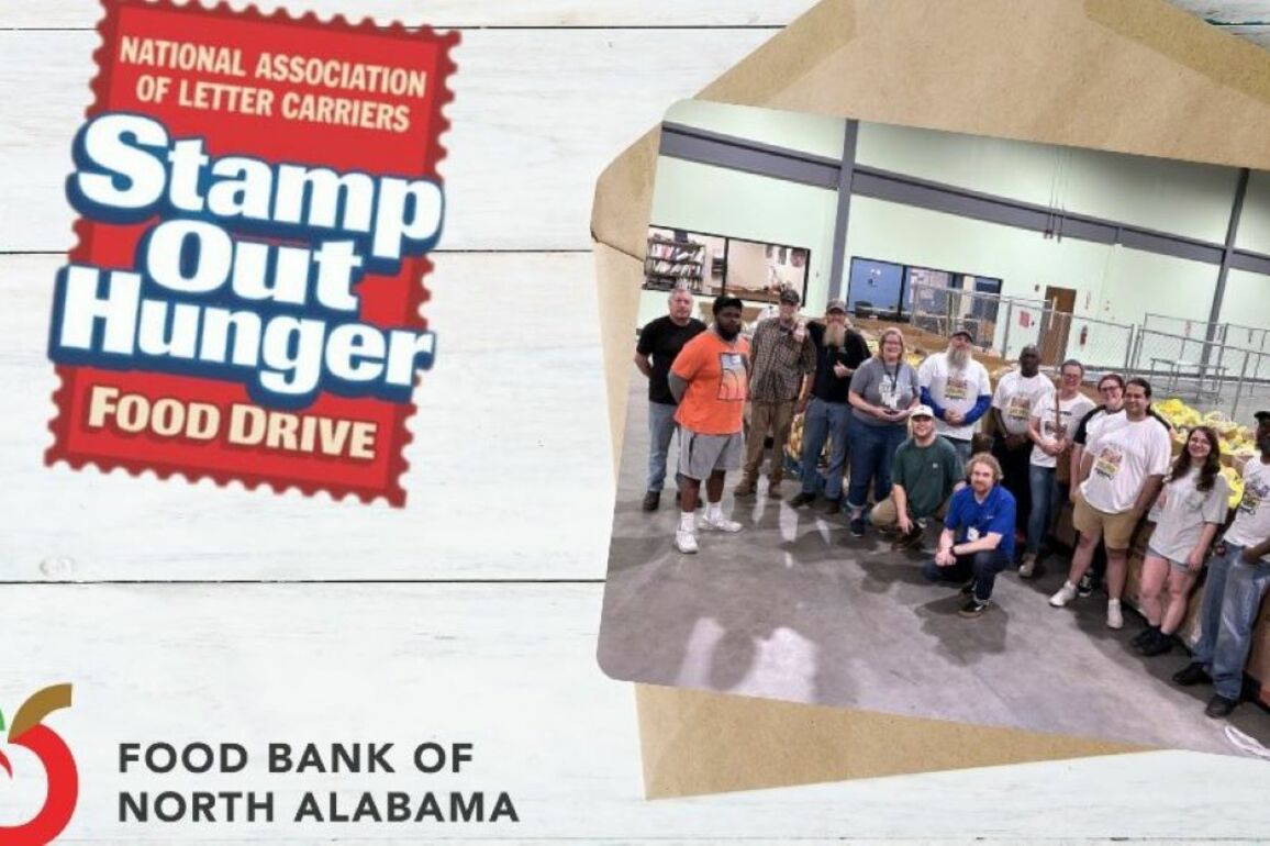 Food Bank of North Alabama, letter carriers team up to Stamp Out Hunger