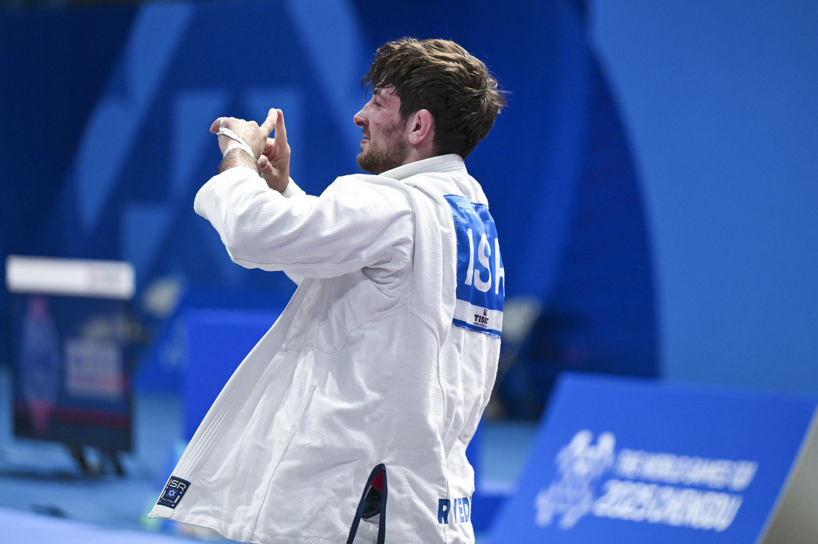 (SP) CHINA-CHENGDU-THE WORLD GAMES 2025-JU-JITSU-MEN'S -77KG NE-WAZA-FINALS (CN)