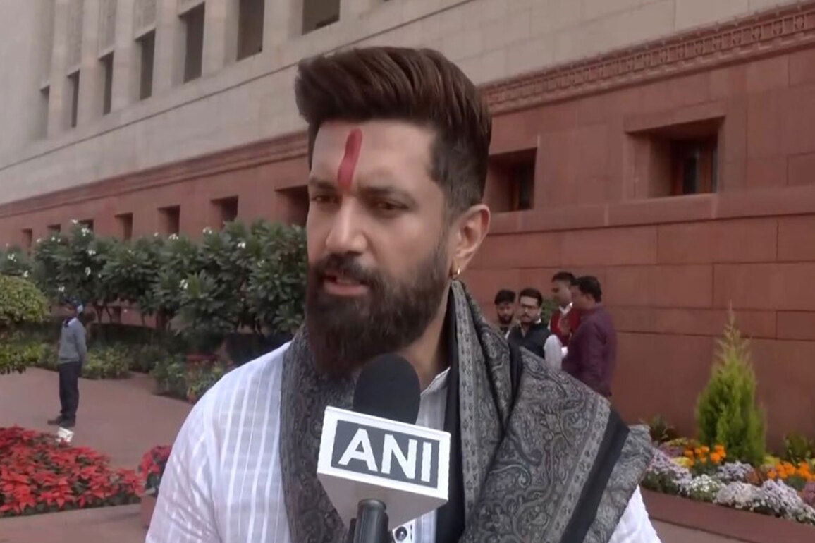 Everyone's responsibility for a healthy Parliament session: Chirag Paswan criticises Opposition sloganeering in Parliament