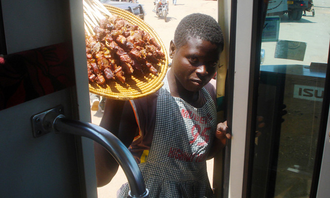 Lunch break at Mityana Market Lunch break at Mityana Market
