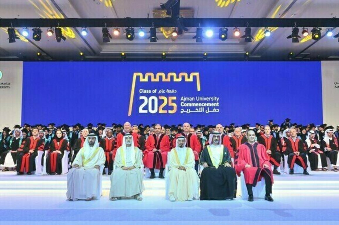 Ajman Ruler, Crown Prince attend graduation ceremony for 2025 Cohort at Ajman University