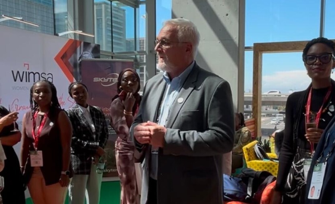Hexagon president Drew Goddard at Mining Indaba 2026