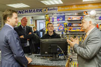 Clegg visits Benchmark to praise apprentice scheme