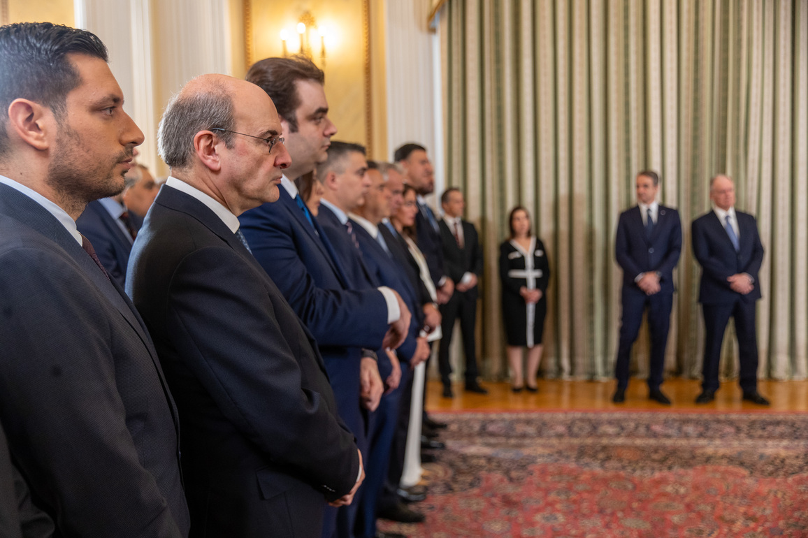 GREECE-ATHENS-NEW CABINET-SWEARING IN