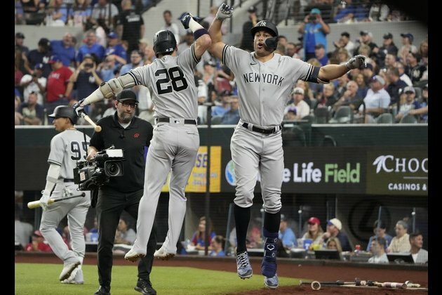 Aaron Judge eyes Triple Crown as Yanks face Rangers in DH