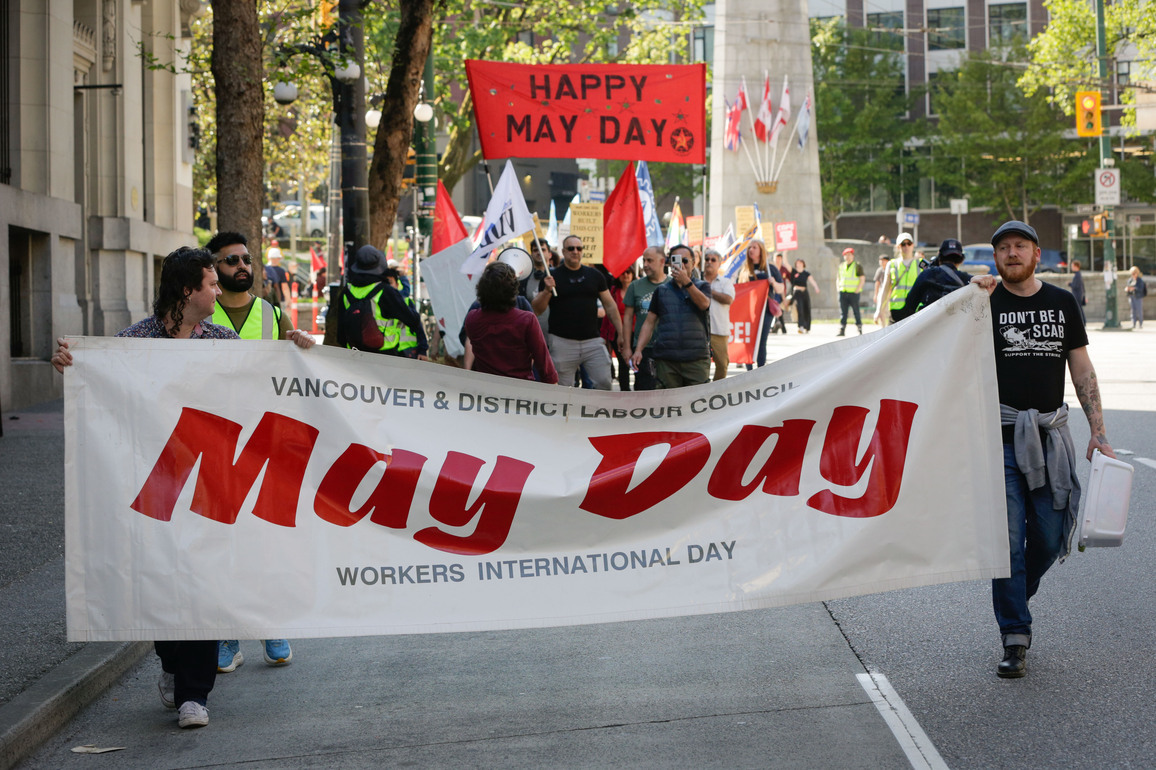 CANADA-VANCOUVER-INT'L WORKERS' DAY-RALLY