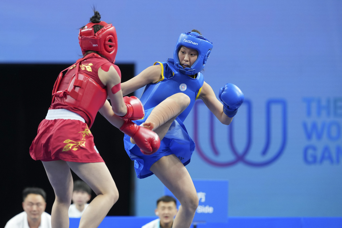 (SP)CHINA-CHENGDU-THE WORLD GAMES 2025-WUSHU-WOMEN'S SANDA 52KG-SEMIFINALS (CN)