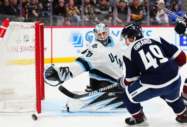 Dylan Guenther's two tallies help Utah past Avs