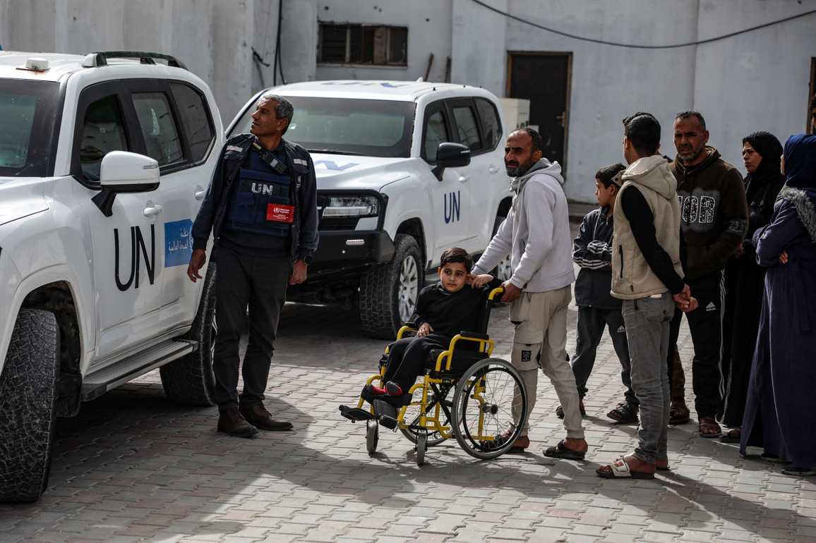 MIDEAST-GAZA-KHAN YOUNIS-RAFAH CROSSING-OPERATION