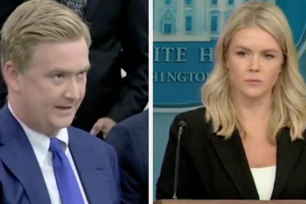 Fox Reporter Confronts Karoline Leavitt Over Bondi&#39;s Epstein Comment  UK U.S. News
