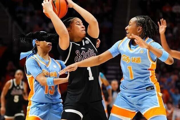 Women's Top 25 roundup: Mississippi St. takes down No. 15 Tennessee
