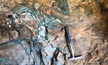 Surface mineralisation at Culpeo's Diego prospect