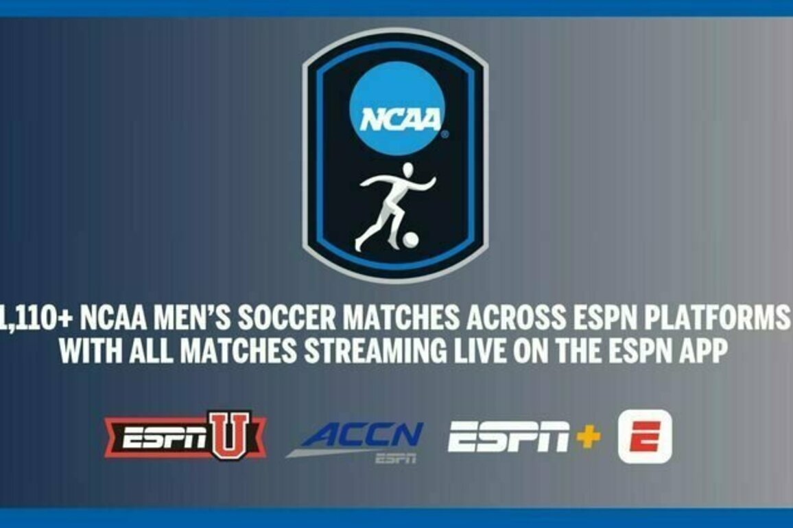 ESPN Unveils 2025 Men's Collegiate Soccer Schedule Featuring More Than 1,110 Matches