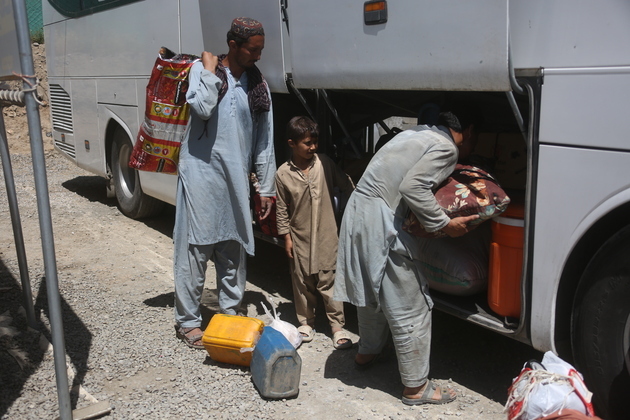 AFGHANISTAN-KABUL-REFUGEE CAMP-RETURNEES