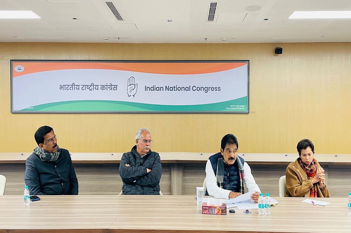 AICC General Secretary KC Venugopal presides over SSA states review meeting in Delhi
