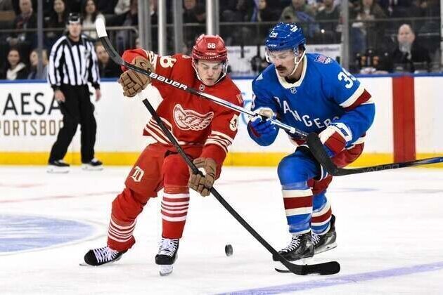 Red Wings visit Rangers in quest for critical points