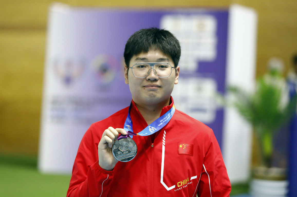 (SP)EGYPT-CAIRO-SHOOTING-ISSF WORLD CHAMPIONSHIP-10M AIR PISTOL-MEN'S FINAL