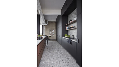 BerryAlloc® Pure LVT mirrors the modern terrazzo flooring look