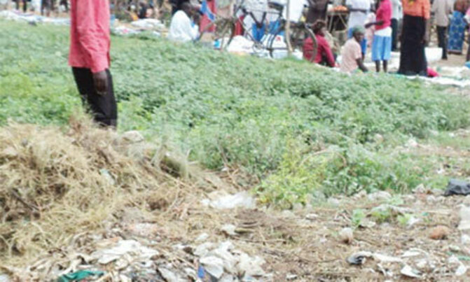 Garbage, market compete for space in Kibuku town Garbage, market compete for space in Kibuku town