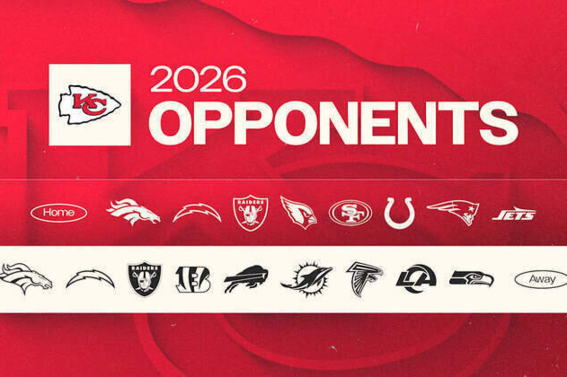 Here's a Look at the Chiefs Opponents in 2026
