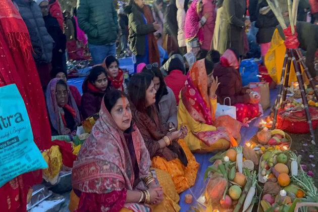 Chhath Mahaparv celebrated with great devotion at New Jersey
