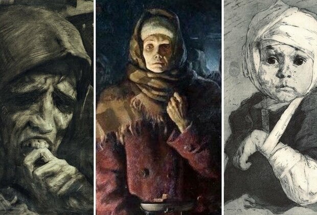 15 heart wrenching paintings of the Leningrad Siege