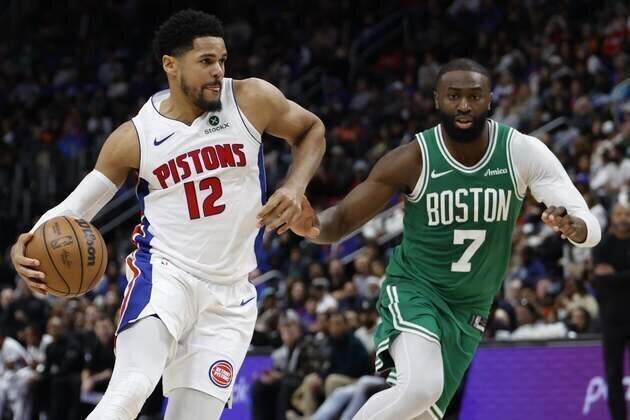 NBA roundup: Pistons barely hold on to beat Celtics