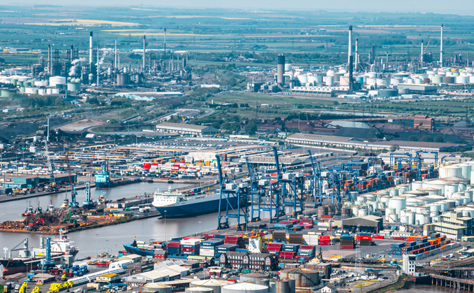 Aerial view of Immingham Docks, Lincolnshire | Credit: iStock