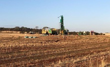 Drilling at Calesi. Credit: Sultan.