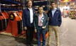Ola Ulmala, CEO ALLU, with FRC Ingeneria’s managing director Fernando Bautista and sales manager Nicolay Moreno