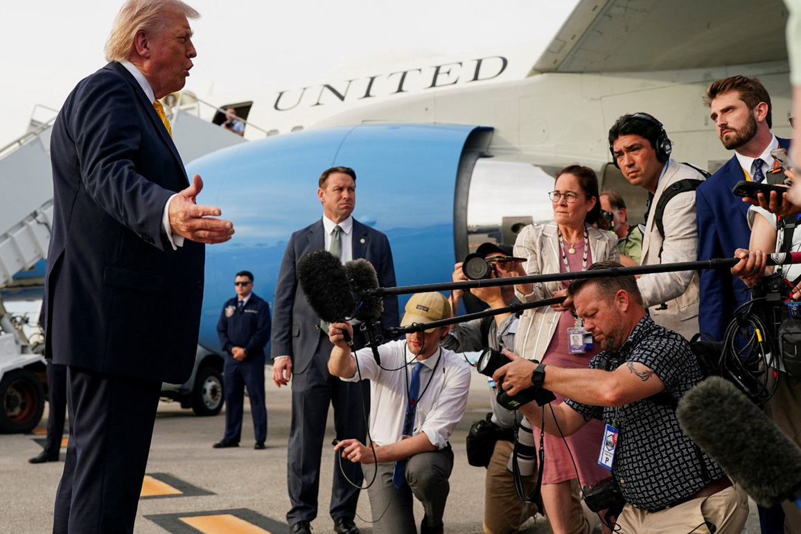 Trump says US in "very positive discussions" with Iran as negotiations continue
