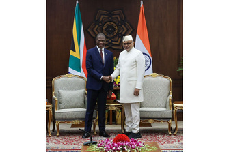 "Partnership not only about commerce, but about building resilient economies": S.African Deputy President Mashatile