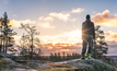  Surveying the horizon in Jaanankallio, Hyvinkää, Finland