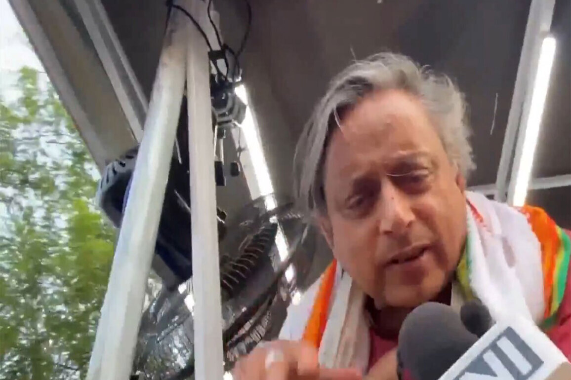 Positive trend in favour of UDF: Sashi Tharoor ahead of Keralam Polls