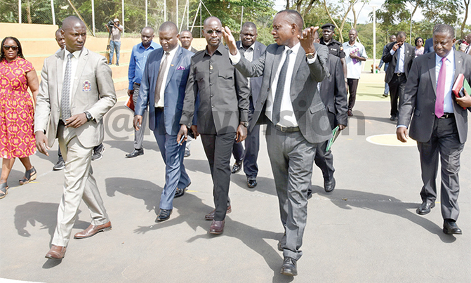 Minister impressed by Ndejje sports facilities Minister impressed by Ndejje sports facilities