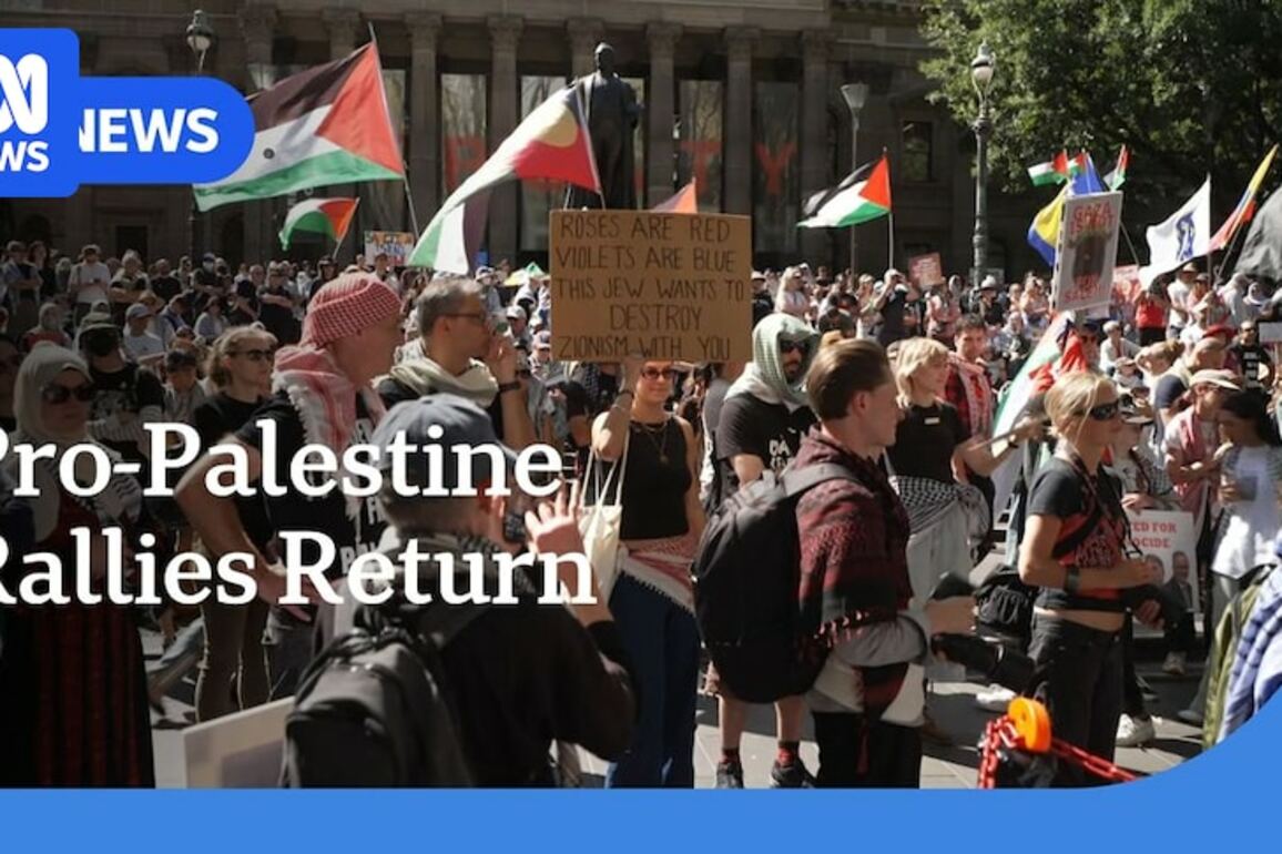 Pro-Palestine protests continue in Melbourne's CBD after ceasefire crumbles