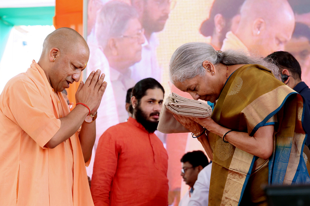 Nirmala Sitharaman unveils statues of three South Indian saints in UP's Ayodhya