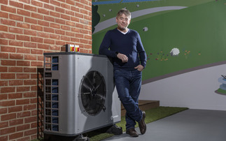 Octopus Energy CEO Greg Jackson at the firm's heat pump centre in Berkshire | Credit: Octopus Energy