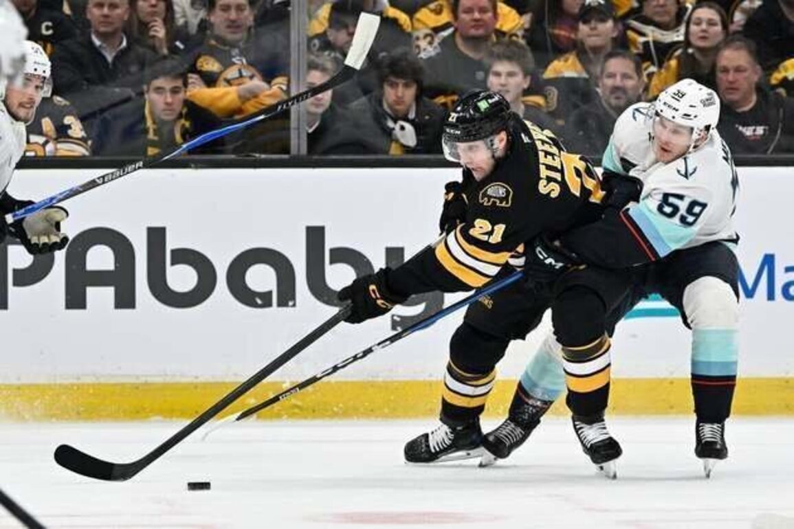 Bruins waste no time, beat Kraken wire-to-wire