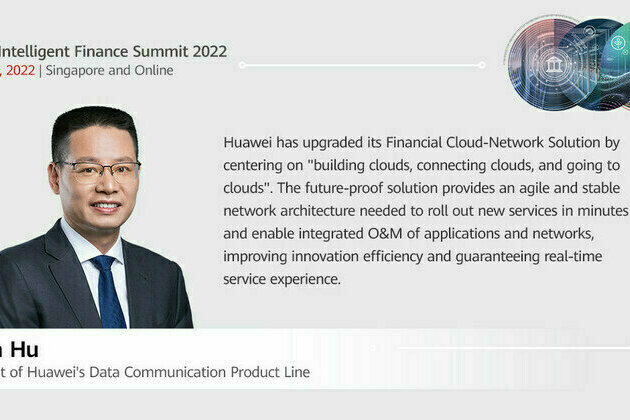 Huawei's New Financial Cloud-Network Solution Builds New Connectivity for Smarter and Greener Finance