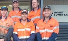 Boart Longyear crew at the Northparkes mine in NSW.