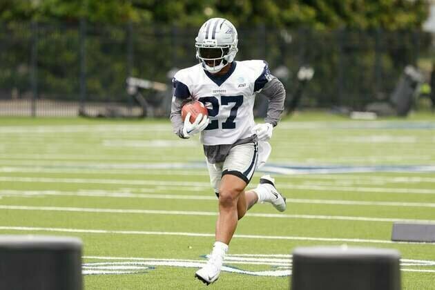 Cowboys RB Miles Sanders (knee) returns to full practice