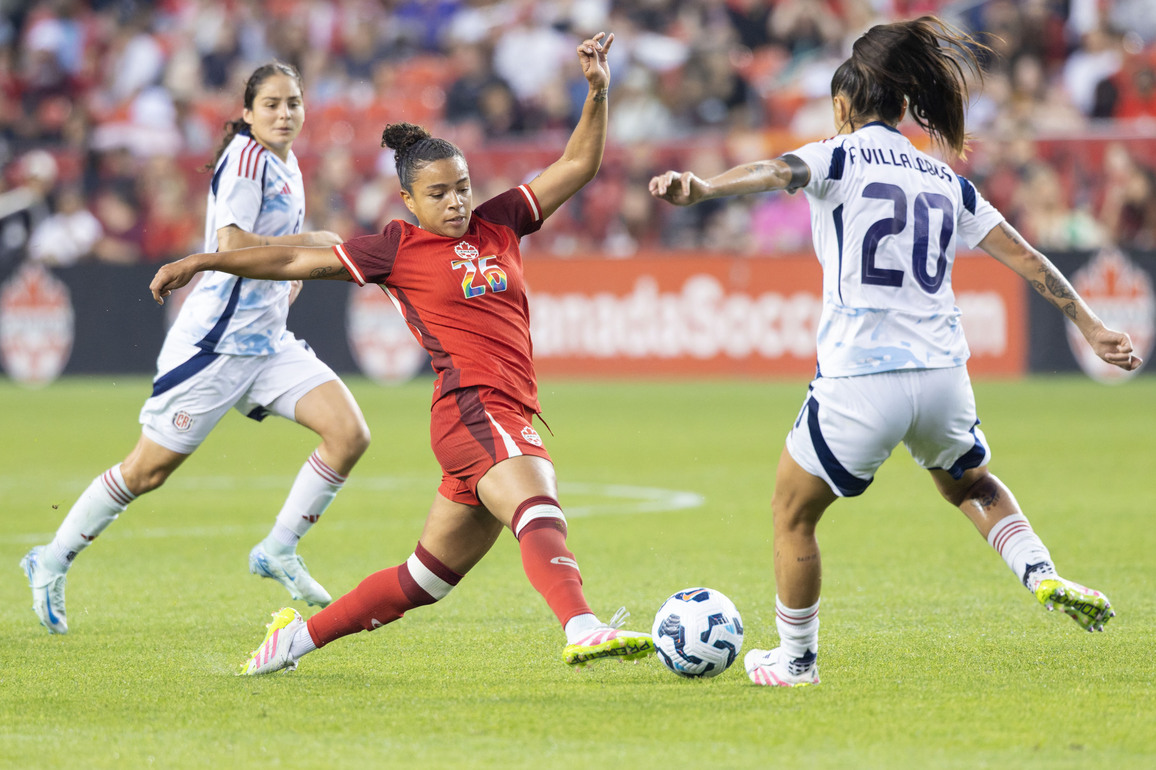 (SP)CANADA-TORONTO-FOOTBALL-INTERNATIONAL WOMEN'S FRIENDLY MATCH-CANADA VS COSTA RICA