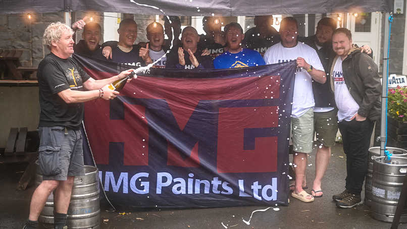 HMG Paints celebrates Three Peaks success